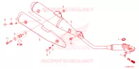 SILENCIEUX D'ECHAPPEMENT pour Honda SUPER CUB 110 de 2021