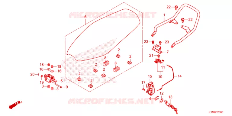 SELLE Honda MOTO 110 CUB 2021  NBC110MDFM