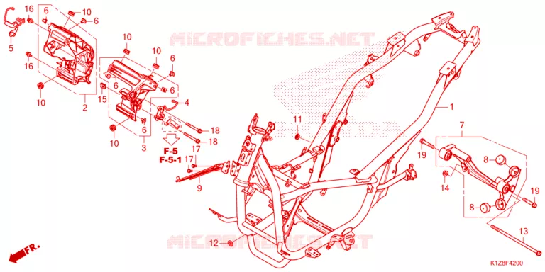 CADRE Honda SCOOTER 150 PCX 2021  WW150HVM