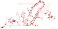 CADRE pour Honda SCOOPY 110 CLUB 12 de 2022