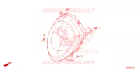 PHARE pour Honda SCOOPY 110 CLUB 12 de 2022