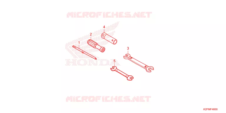 OUTIL Honda SCOOTER 110 SCOOPY 2022  ACF110CBTN