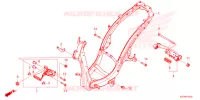 CADRE pour Honda SCOOPY 110 CLUB 12 de 2022