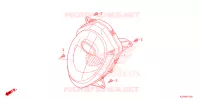 PHARE pour Honda SCOOPY 110 CLUB 12 de 2022