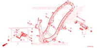 CADRE pour Honda SCOOPY 110 URBAN de 2023
