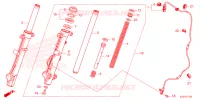 FOURCHE pour Honda CLICK 160 CBS de 2023
