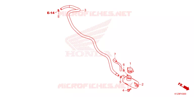 VASE D'EXPANSION Honda SCOOTER 160 PCX 2021  WW160M