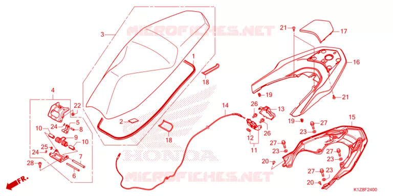 SELLE Honda SCOOTER 160 PCX 2021  WW150AM_TH