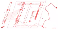 FOURCHE pour Honda PCX 160 ABS de 2022