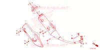 SILENCIEUX D'ECHAPPEMENT pour Honda PCX 160 ABS de 2022