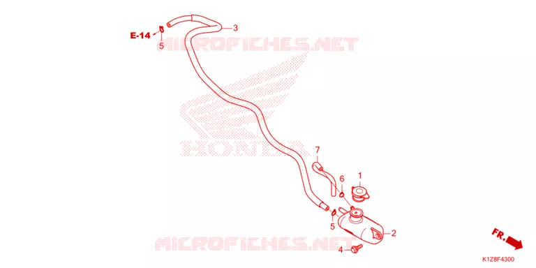 VASE D'EXPANSION Honda SCOOTER 160 PCX 2023  WW160AP
