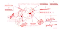 AUTOCOLLANTS pour Honda SCOOPY 110 CLUB 12 de 2024