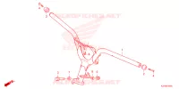 GUIDON pour Honda SCOOPY 110 CLUB 12 de 2024