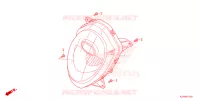 PHARE pour Honda SCOOPY 110 CLUB 12 de 2024