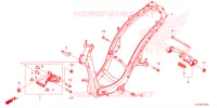 CADRE pour Honda SCOOPY 110 PRESTIGE de 2024