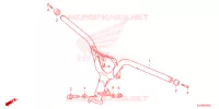 GUIDON pour Honda SCOOPY 110 PRESTIGE de 2024