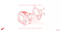 CYLINDRE pour Honda SCOOPY 110 CLUB 12 de 2024