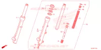 FOURCHE pour Honda SCOOPY 110 CLUB 12 de 2024