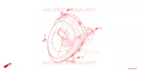 PHARE pour Honda SCOOPY 110 CLUB 12 de 2024