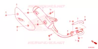 SILENCIEUX D'ECHAPPEMENT pour Honda SCOOPY 110 CLUB 12 de 2024