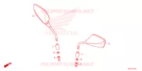 RETROVISEUR pour Honda CLICK 160 ABS SP de 2024