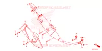 SILENCIEUX D'ECHAPPEMENT pour Honda CLICK 160 ABS SP de 2024