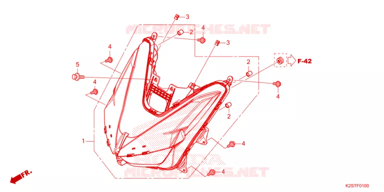 PHARE Honda SCOOTER 160 CLICK 2024  ACB160CATR