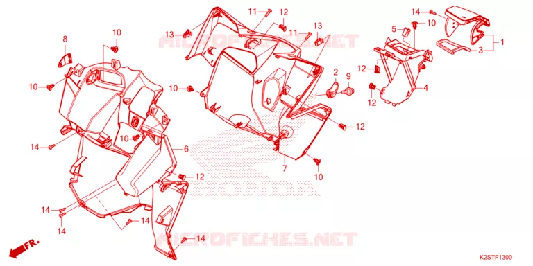 PROTEGE JAMBES Honda SCOOTER 160 CLICK 2024  ACB160CATR