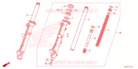 FOURCHE pour Honda CLICK 160 CBS de 2023