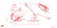 GUIDON   CARENAGE pour Honda CLICK 160 CBS de 2023