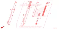 FOURCHE pour Honda SUPER CUB 110 de 2023