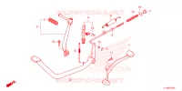 PEDALE   KICK pour Honda SUPER CUB 110 de 2023