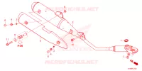 SILENCIEUX D'ECHAPPEMENT pour Honda SUPER CUB 110 de 2023
