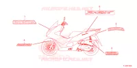 AUTOCOLLANTS pour Honda PCX 160 de 2024