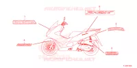 AUTOCOLLANTS pour Honda PCX 160 de 2024