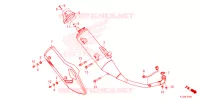 SILENCIEUX D'ECHAPPEMENT pour Honda PCX 160 ABS de 2024