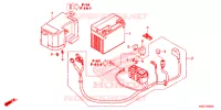 BATTERIE pour Honda CLICK 125 I Idling Stop Spoked Wheels de 2017