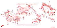 GUIDON   CARENAGE pour Honda CLICK 125 SPOKED WHEELS de 2020
