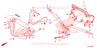 GUIDON   CARENAGE pour Honda CLICK 125 SPOKED WHEELS de 2021