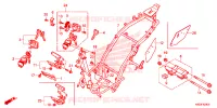 CADRE pour Honda CLICK 125 I Idling Stop Casted Wheels de 2017