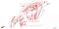 FEUX ARRIERE pour Honda CLICK 125 I Idling Stop Casted Wheels de 2017