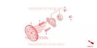 POMPE A HUILE pour Honda CLICK 125 I Idling Stop Casted Wheels de 2017