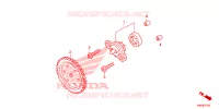 POMPE A HUILE pour Honda CLICK 125 I Idling Stop Casted Wheels de 2017