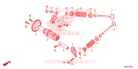 ARBRE A CAMES   SOUPAPE pour Honda CLICK 125 I Idling Stop Casted Wheels de 2020
