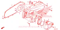 COUVERCLE GAUCHE pour Honda CLICK 125 I Idling Stop Casted Wheels de 2020