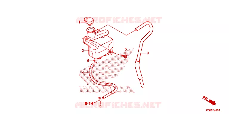 VASE D'EXPANSION Honda SCOOTER 125 CLICK 2021  ACB125CBTM