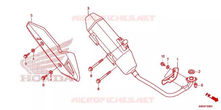 SILENCIEUX D'ECHAPPEMENT Honda SCOOTER 125 CLICK 2024  ACB125CBTP