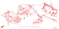 GUIDON   CARENAGE pour Honda CLICK 125 de 2023