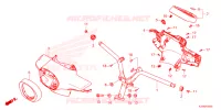 GUIDON   CARENAGE pour Honda GIORNO 125 ABS de 2023