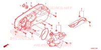 COUVERCLE GAUCHE pour Honda ADV 150 ABS de 2020